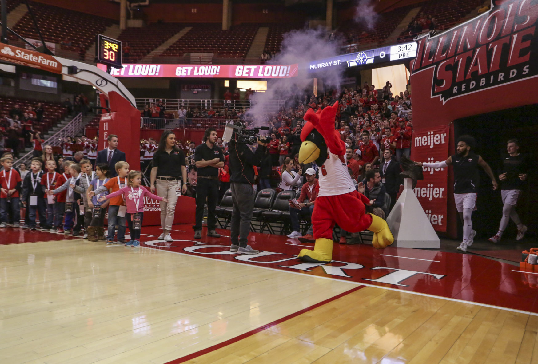 Reggie's Kids Club Day at Men's Basketball